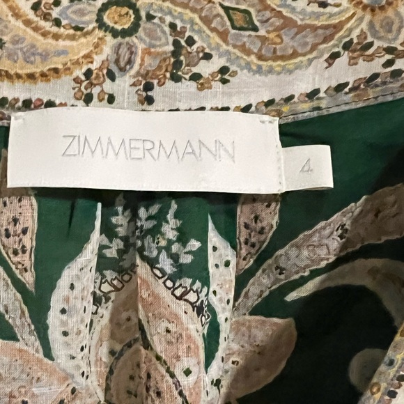 ZIMMERMANN
Devi printed cotton wrap dress - US 12 - Picture 14 of 15